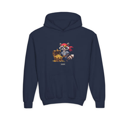 Pirate Raccoon - Kids Hoodie