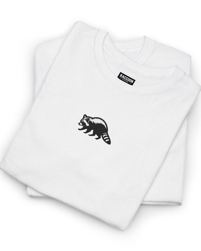 Large Raccoon Embroidered Unisex T-Shirt