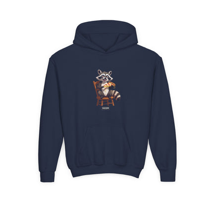 Pizza Raccoon - Kids Hoodie