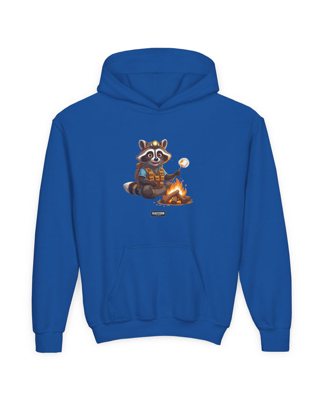 Campfire Raccoon - Kids Hoodie
