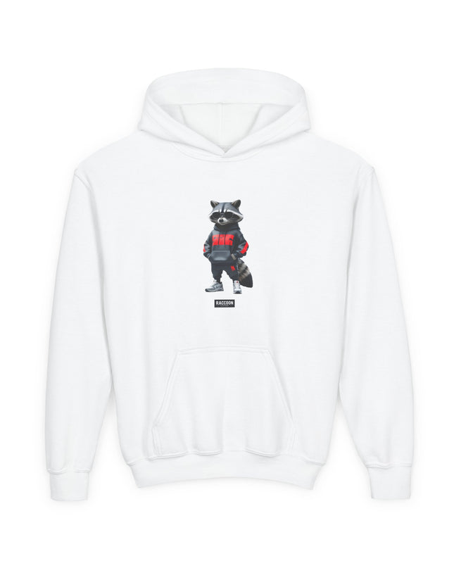 Sunglasses Raccoon - Kids Hoodie