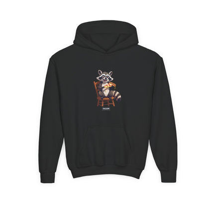 Pizza Raccoon - Kids Hoodie