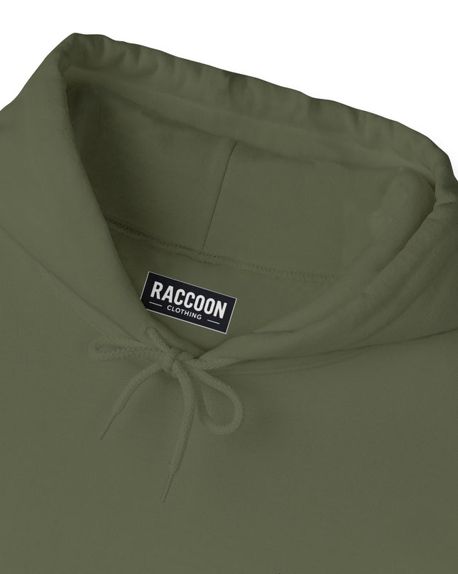 Large Raccoon Embroidered Unisex Hoodie