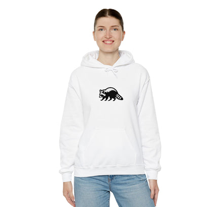 Large Raccoon Embroidered Unisex Hoodie