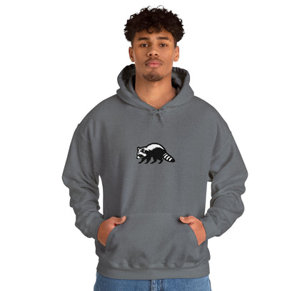 Large Raccoon Embroidered Unisex Hoodie