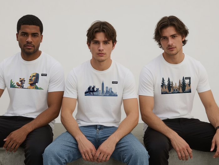 <h2>A raccoon styled shirt for every occasion<br/><span style="text-decoration:underline">Designed to last a lifetime.</span></h2>